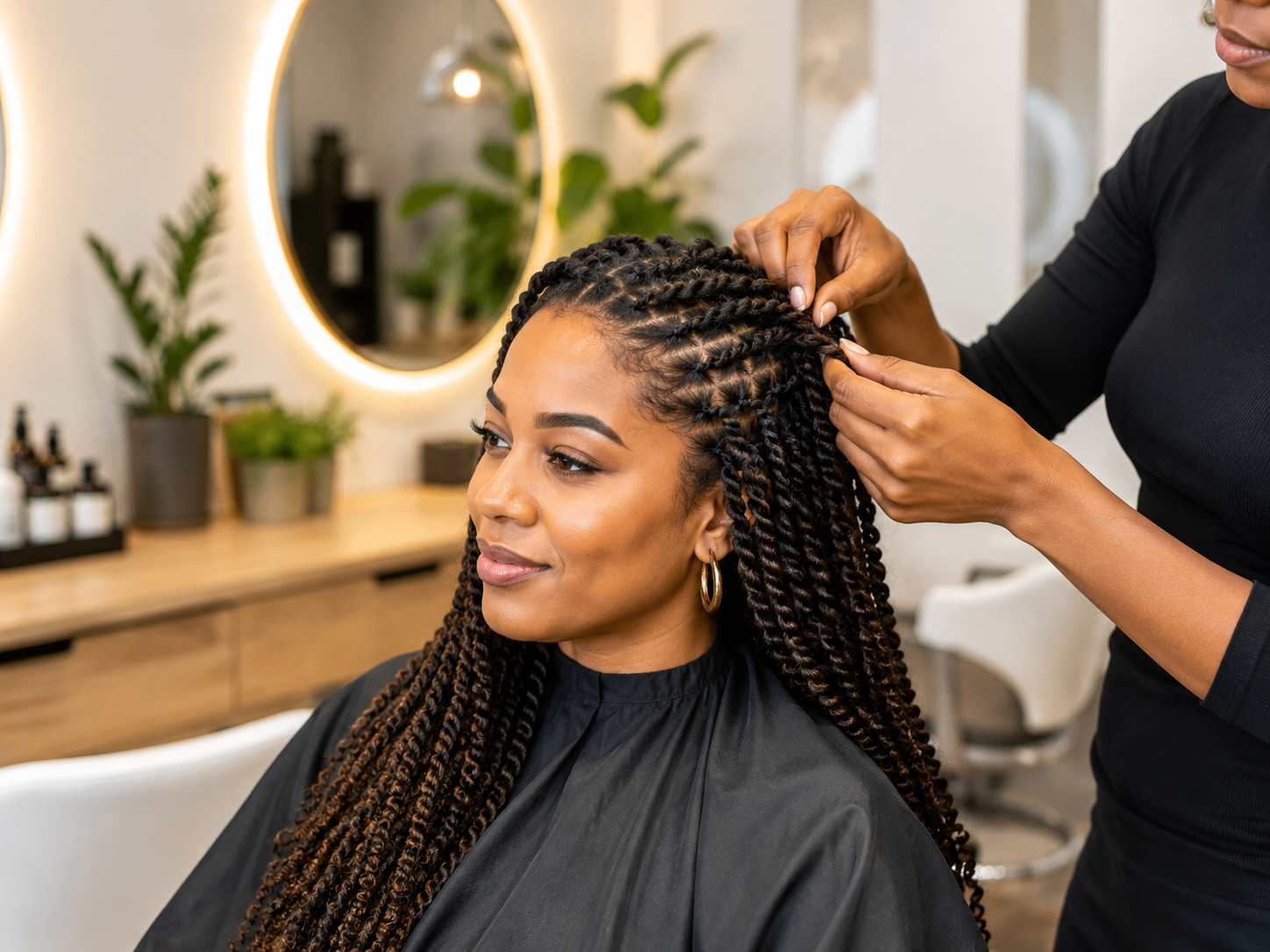 Transitional Styles: Growing Out Relaxed Hair with Grace